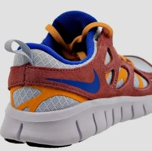 Nike Air Jordan Free Run 2 Girls GS sz 6 Y Aura Basketball Sneakers Excellent